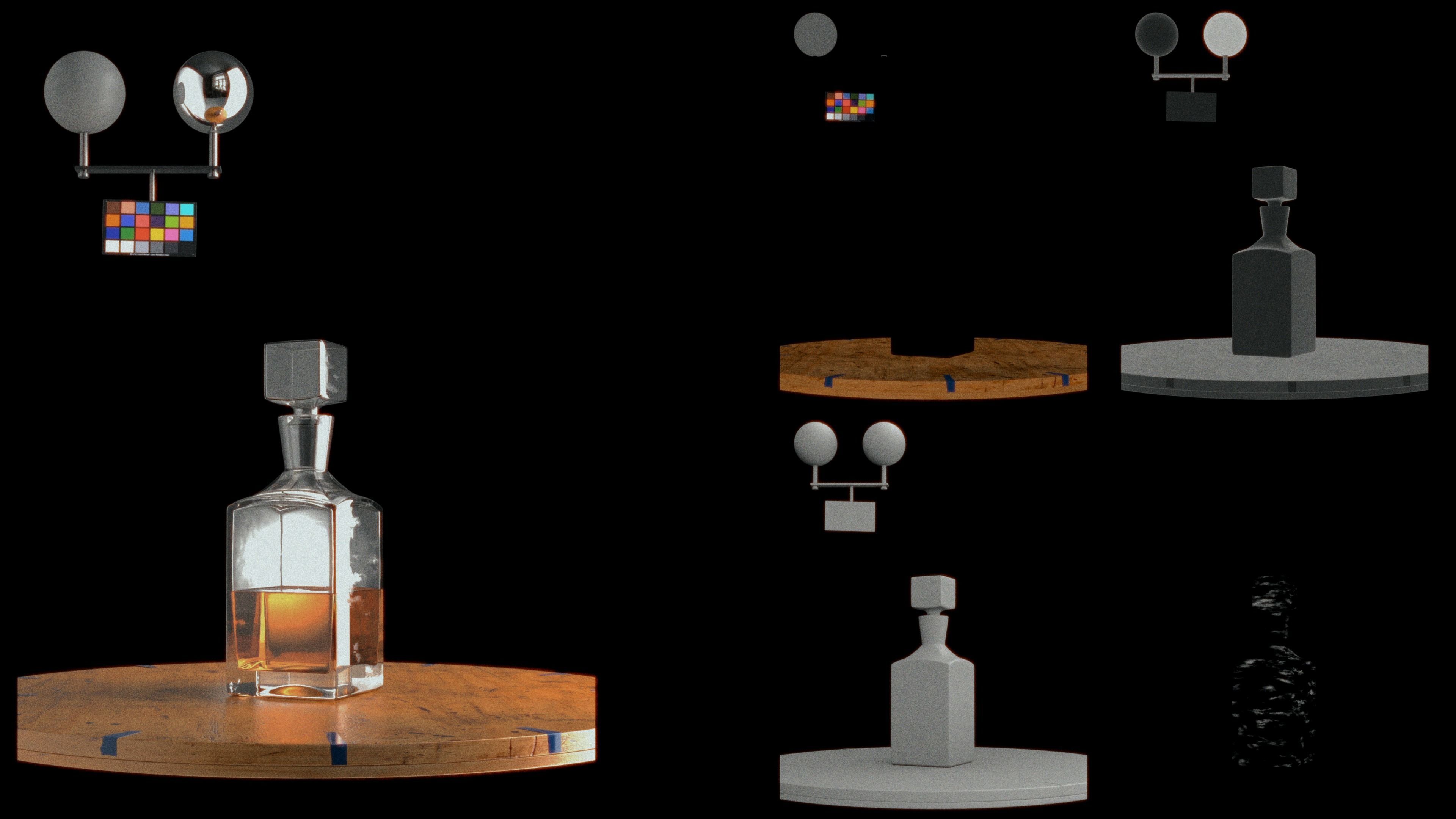 Scotch Bottles Pack - Hero Assets - Realistic 3D model_6