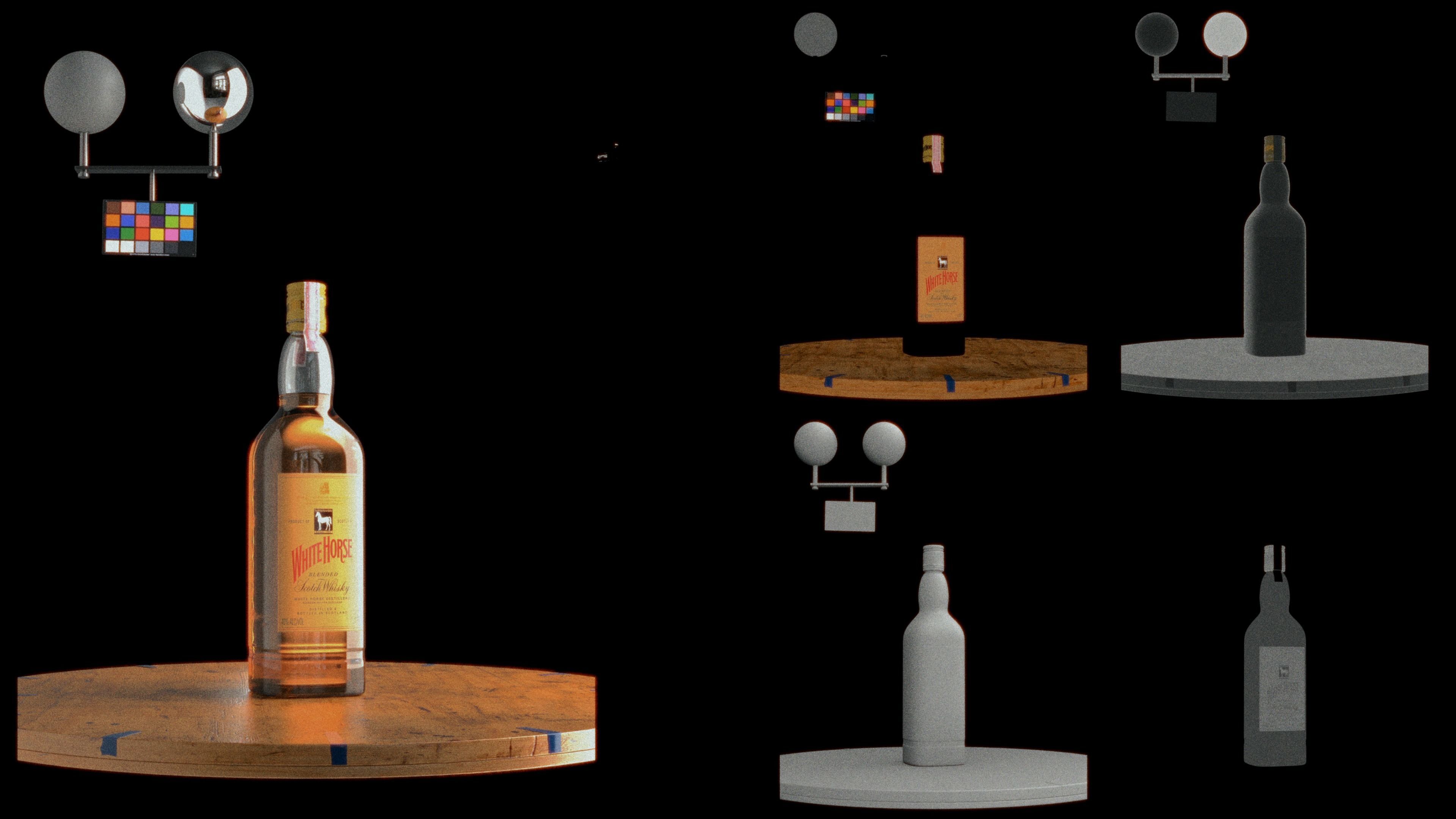 Scotch Bottles Pack - Hero Assets - Realistic 3D model_12
