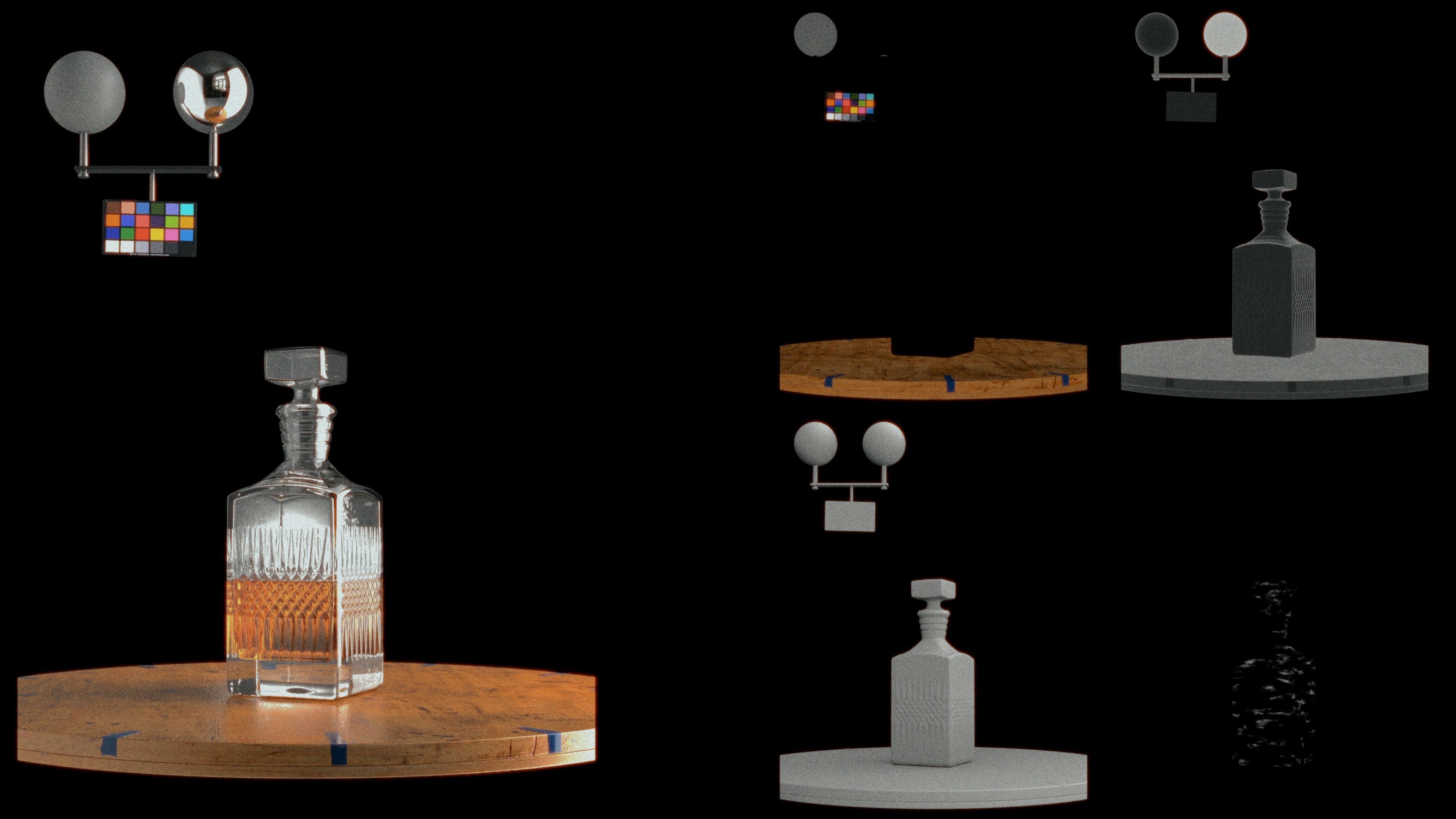 Scotch Bottles Pack - Hero Assets - Realistic 3D model_3