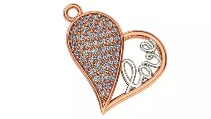Love in Heart Pendant