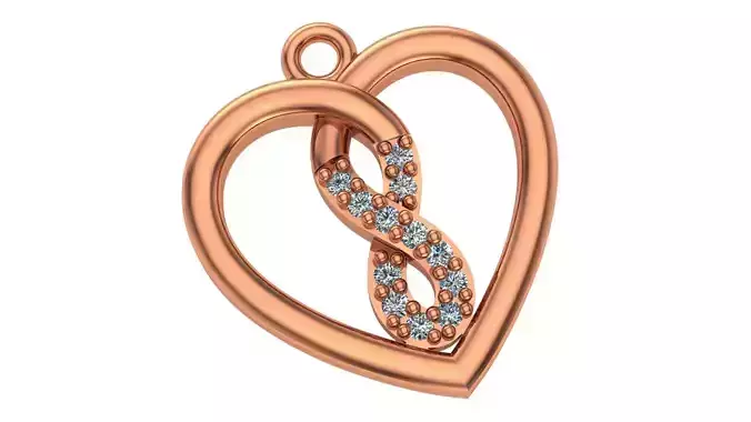 Infinity Heart Pendant