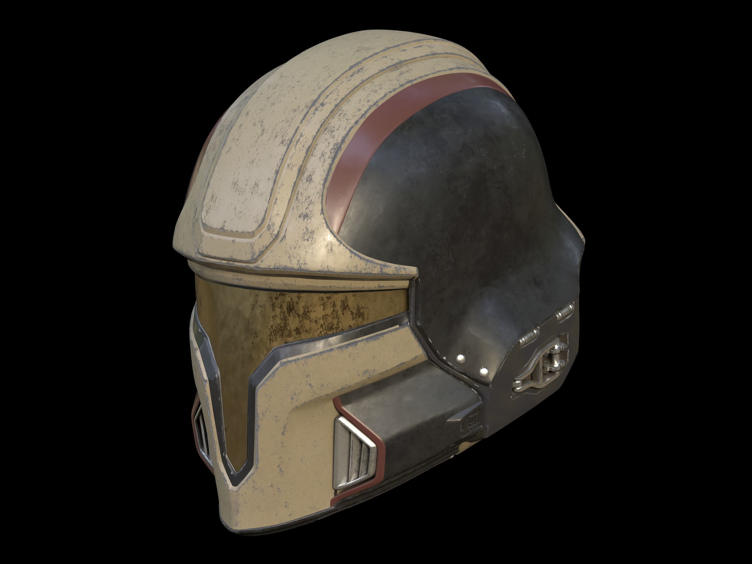 Helldiver Champion Helmet 3d print file 3D print model_1