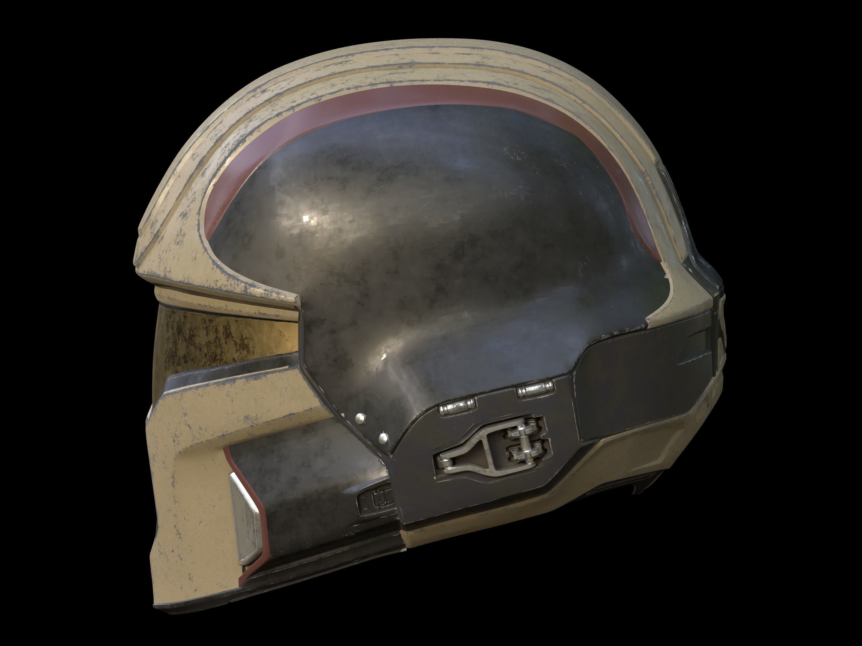 Helldiver Champion Helmet 3d print file 3D print model_2