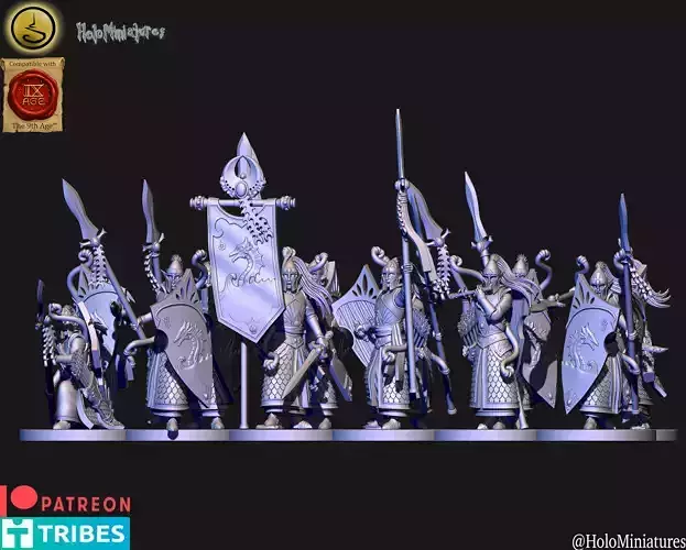 High elves Sea Wardens unit