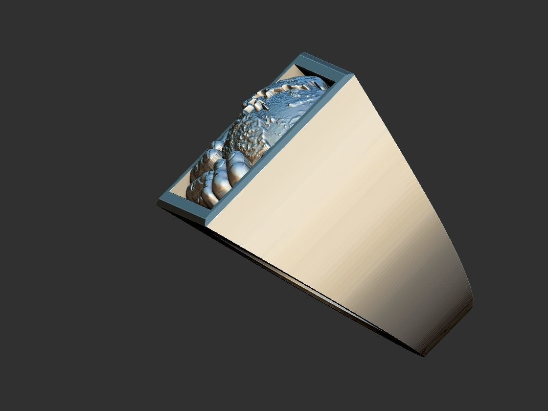 Hands Holding the World Ring 3D print model_11