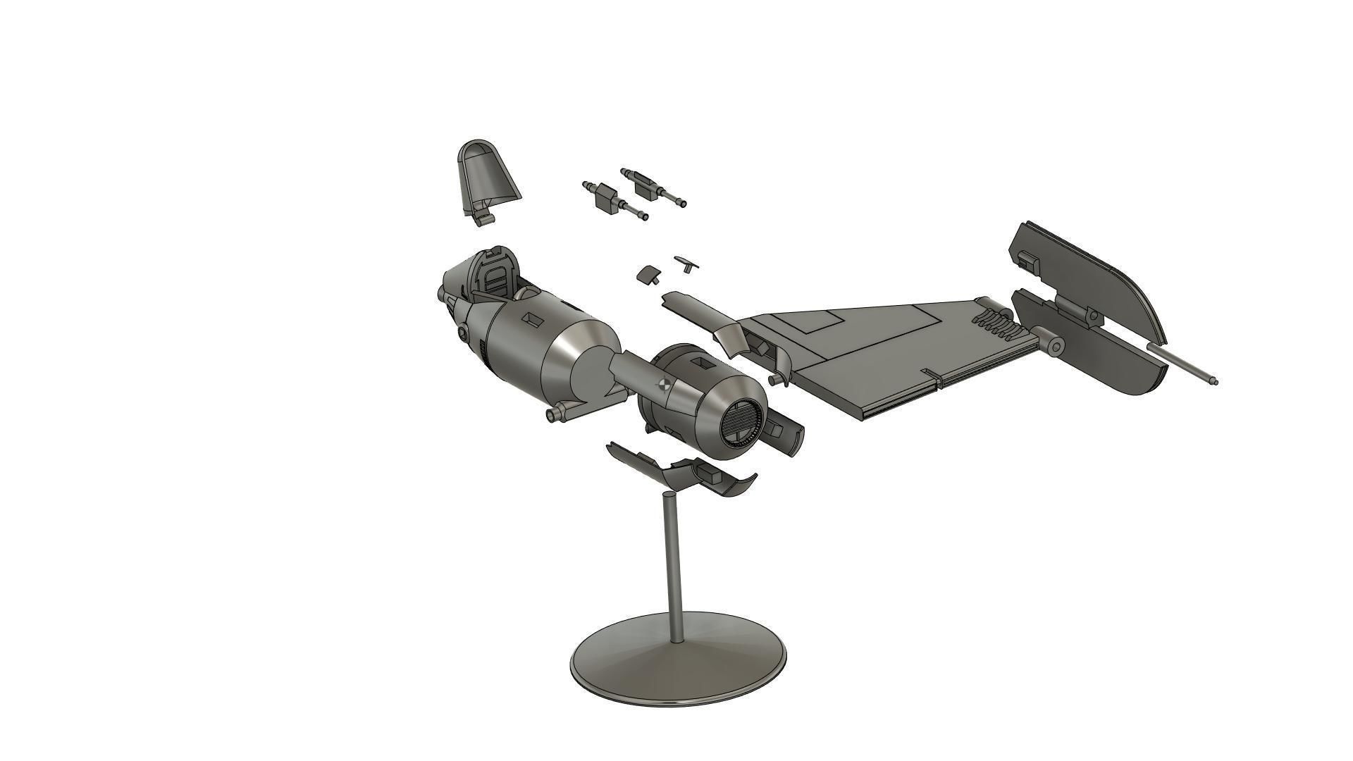 AHSOKA star wars SHIN HATI S FIEND FIGHTER 3D print model_5