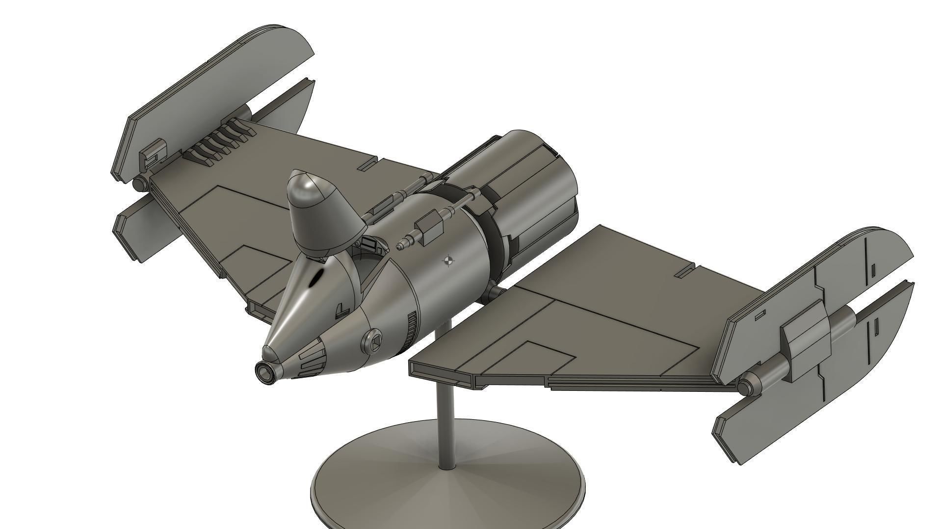 AHSOKA star wars SHIN HATI S FIEND FIGHTER 3D print model_4