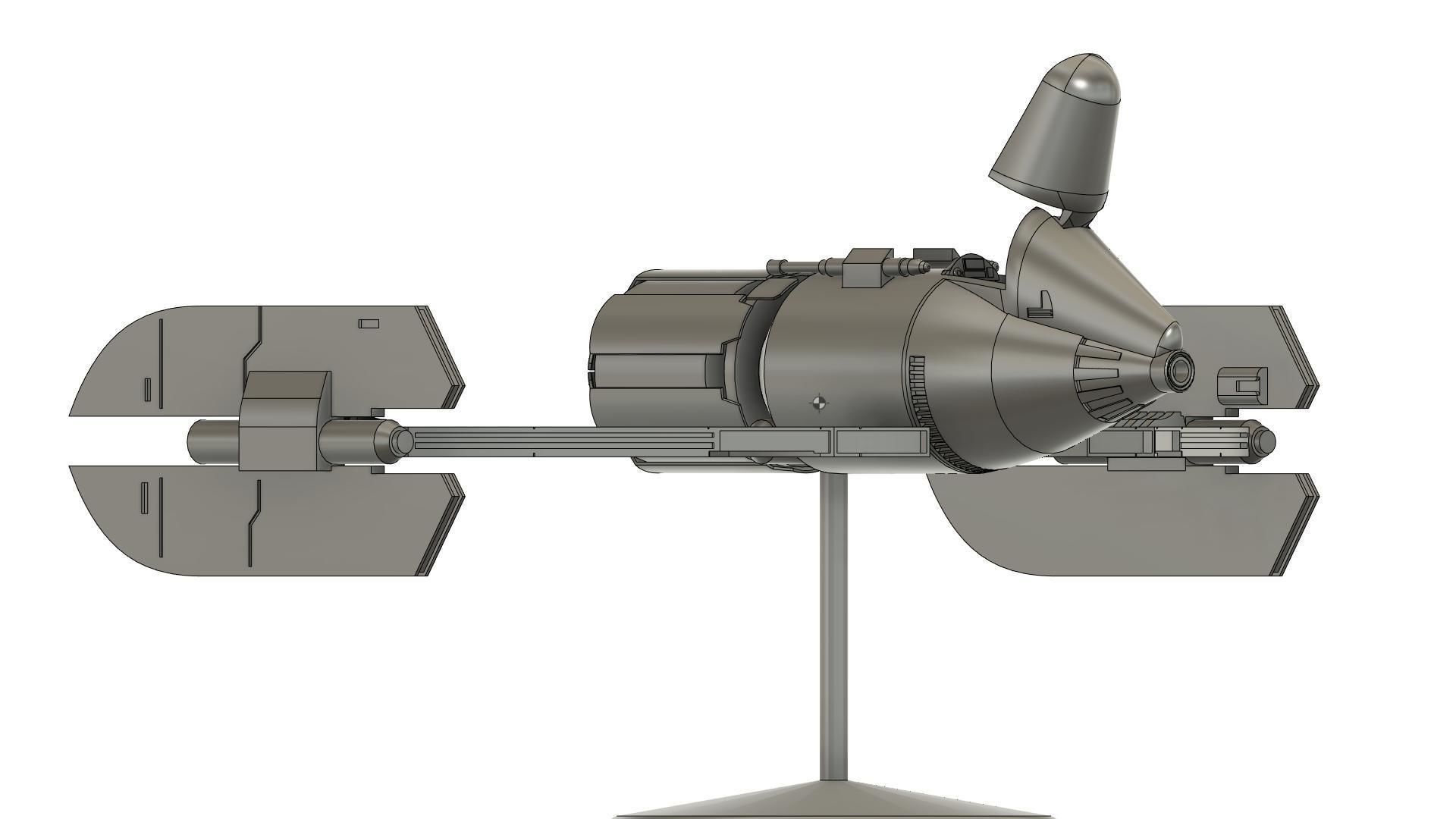 AHSOKA star wars SHIN HATI S FIEND FIGHTER 3D print model_3