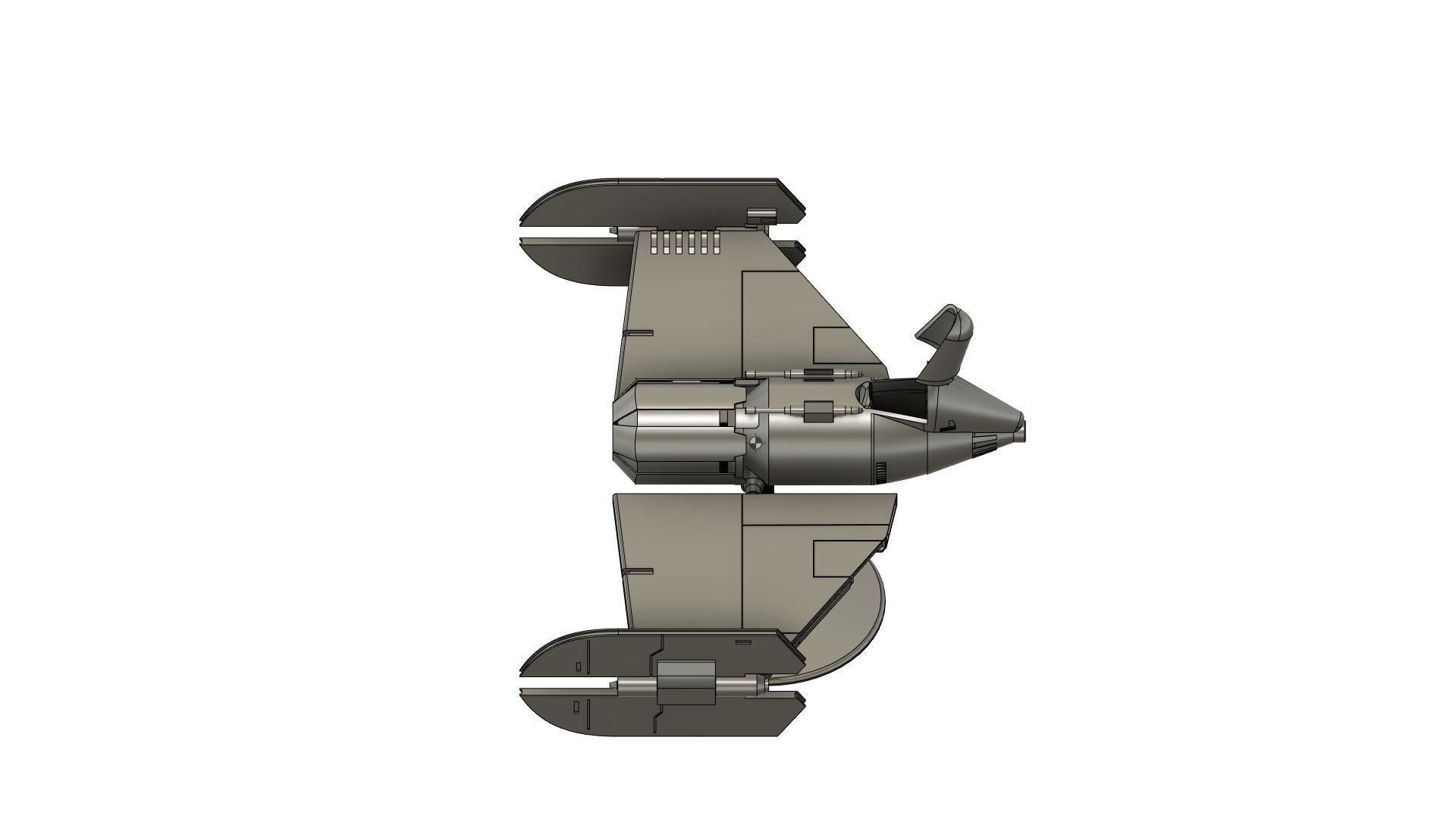 AHSOKA star wars SHIN HATI S FIEND FIGHTER 3D print model_2