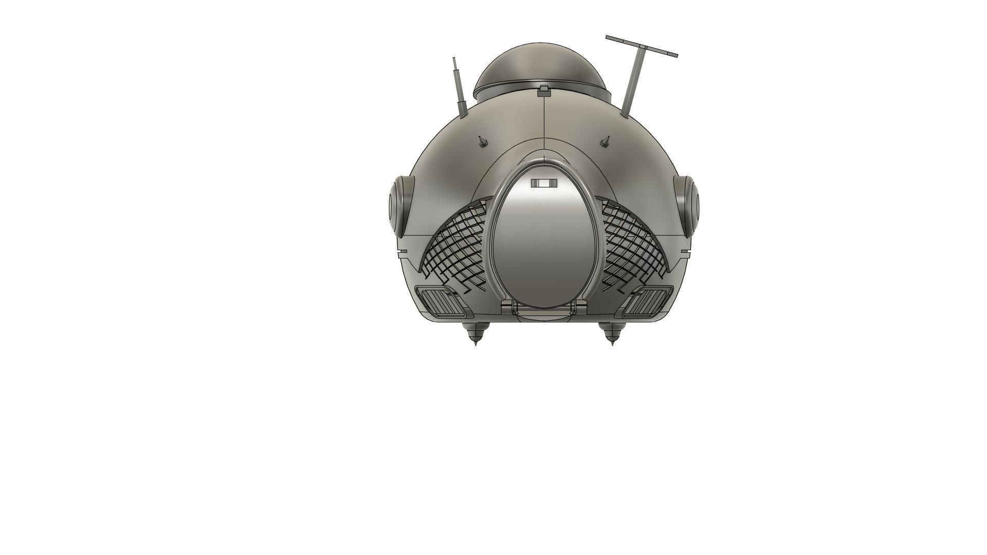 star wars ahsoka noti speeder 3D print model_6