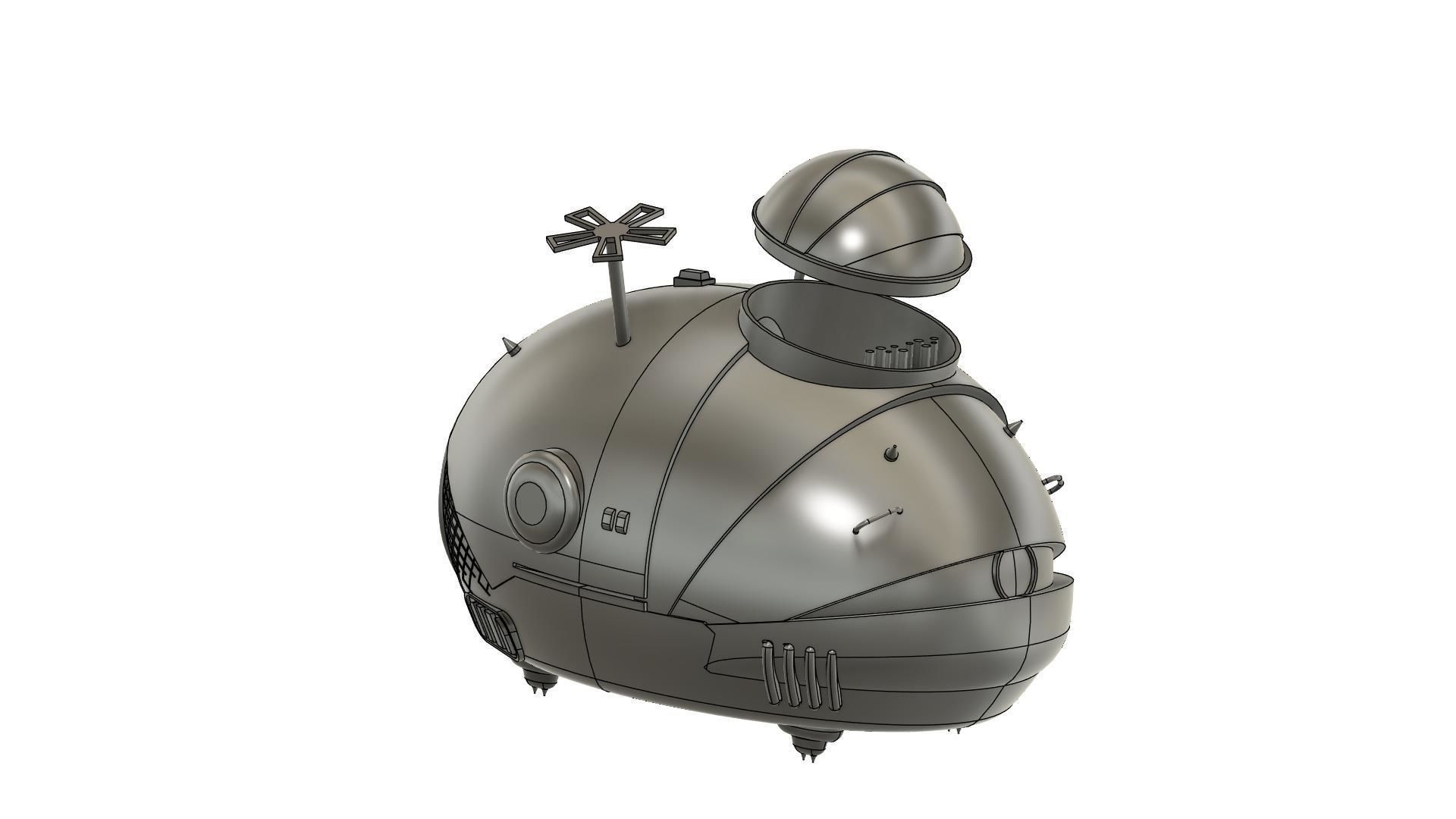 star wars ahsoka noti speeder 3D print model_2