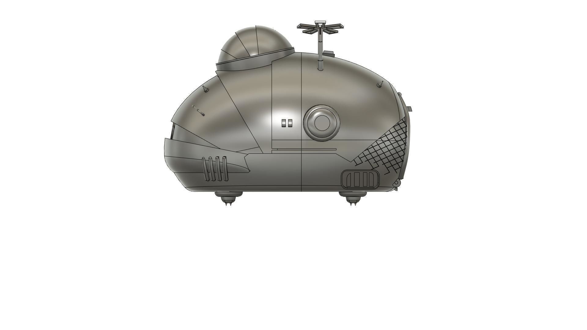 star wars ahsoka noti speeder 3D print model_4