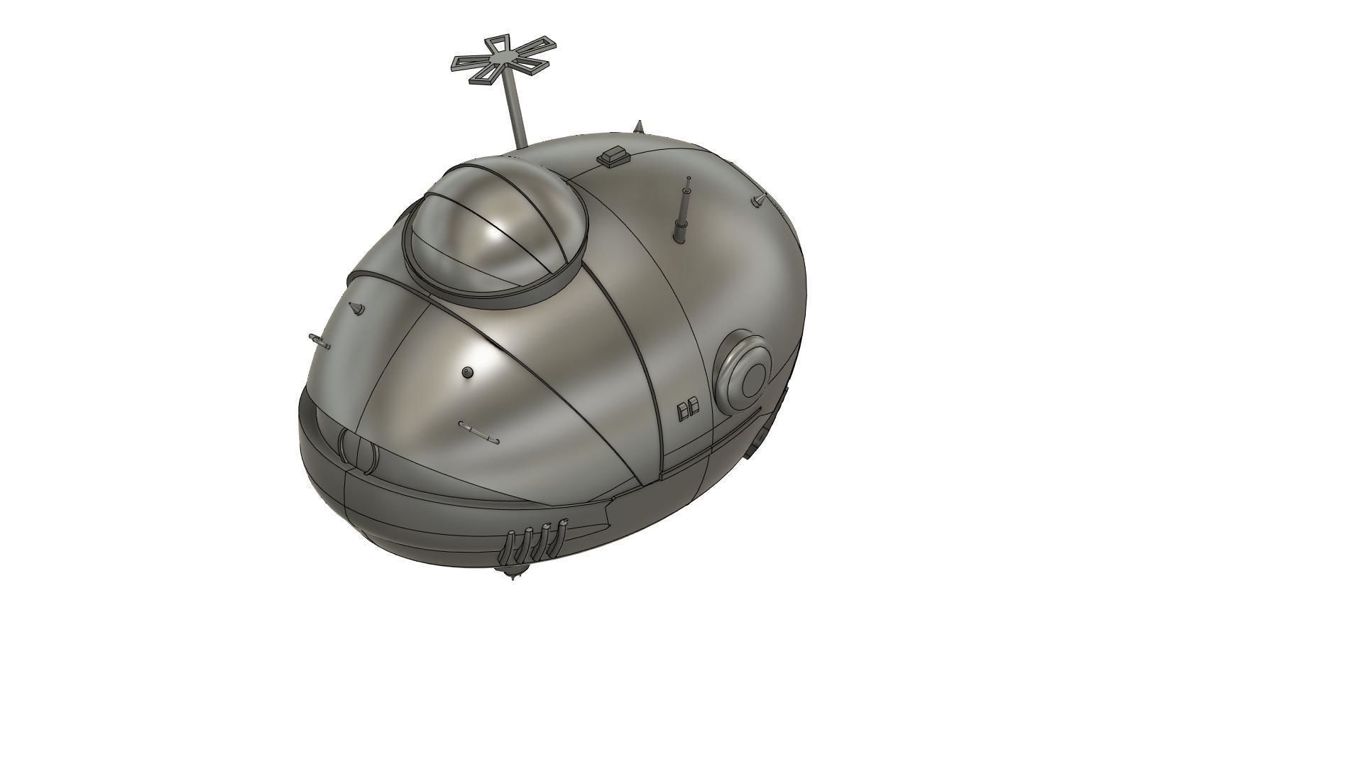 star wars ahsoka noti speeder 3D print model_1