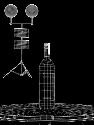 Wine Bottles Pack - Hero Assets - Realistic 3D model 7