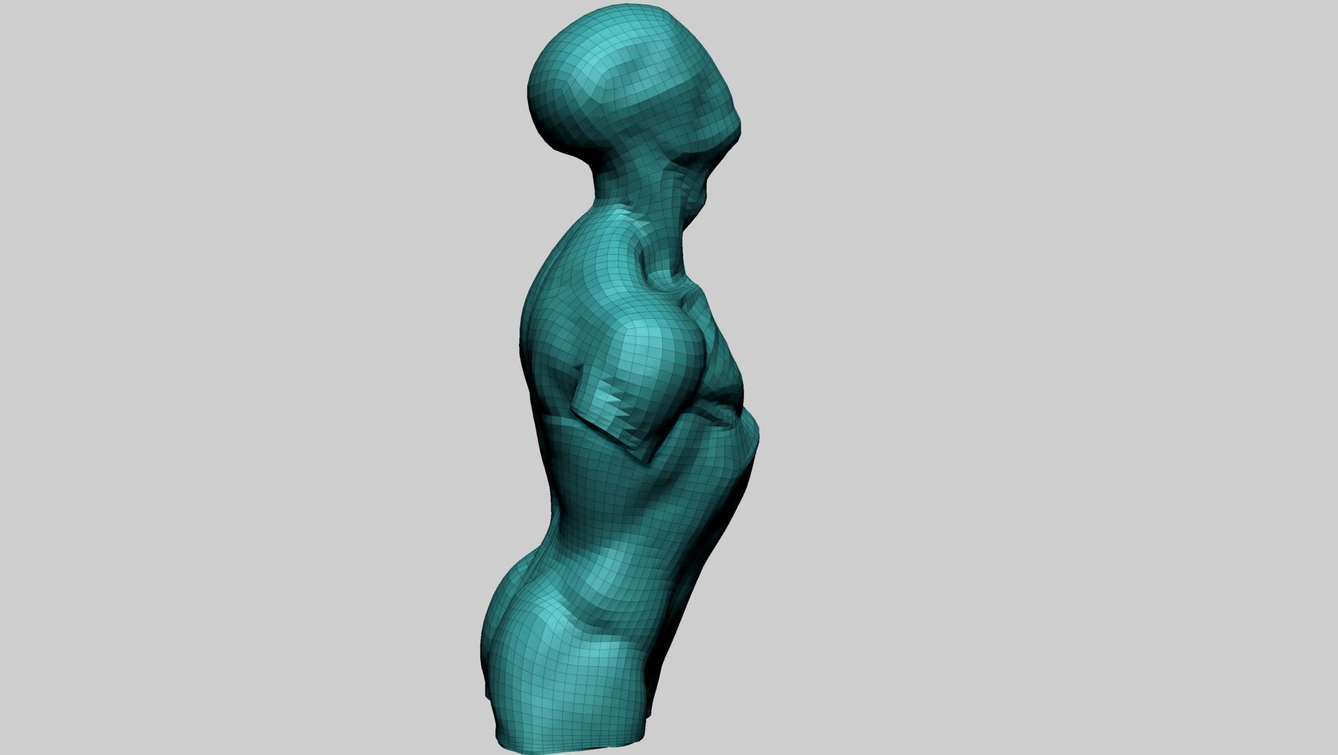 Base Male Torso C 3D model_11