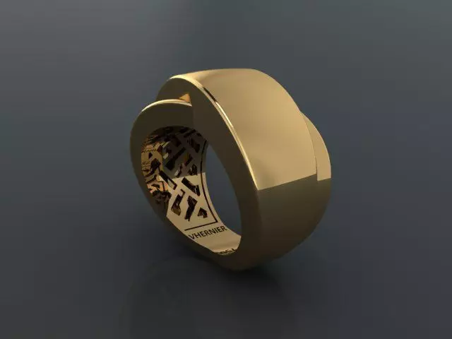 1  plain fusion RING 3D print model_0
