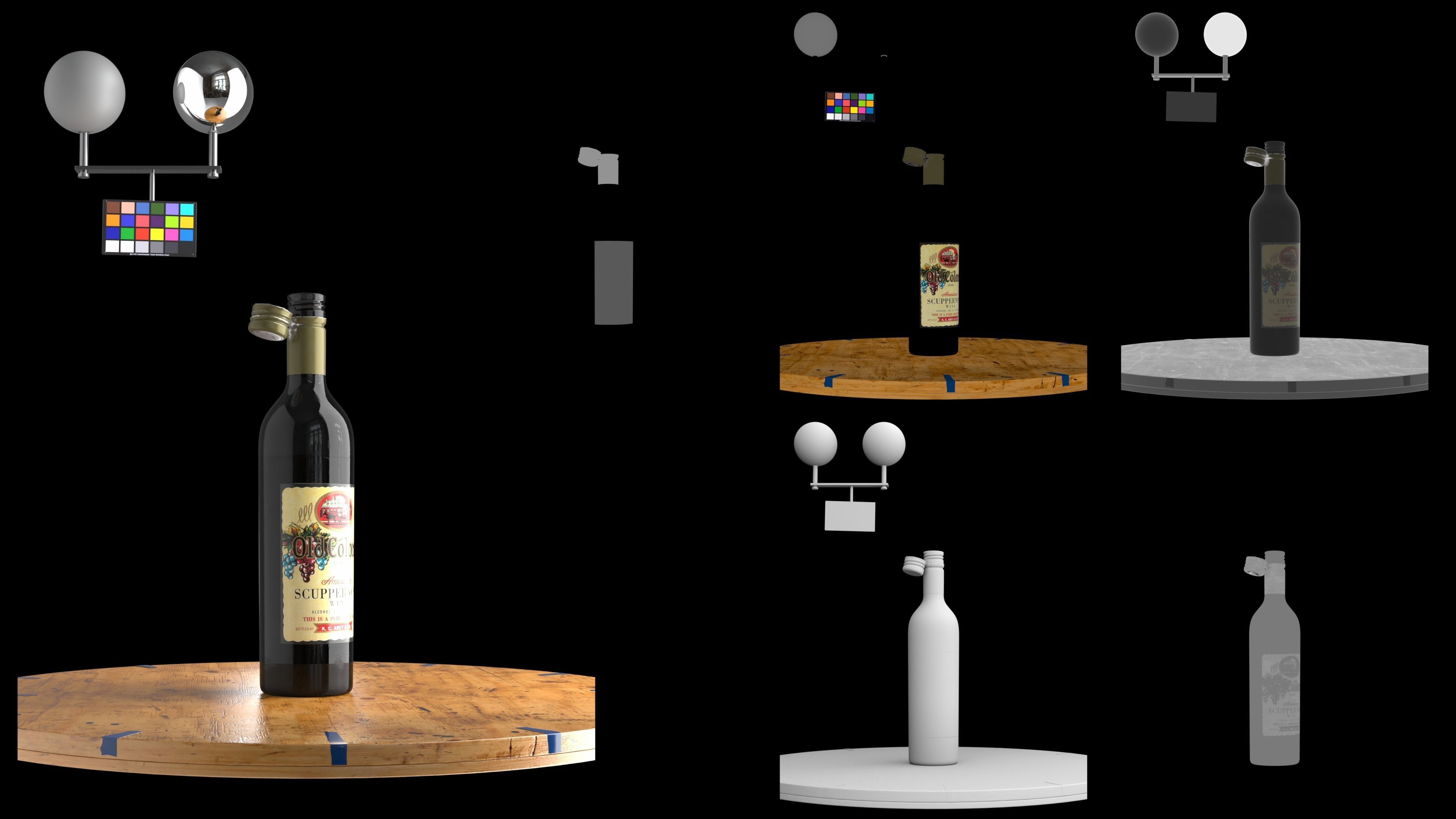 Ultimate Alcohol Bottles Pack - Hero Assets - Realistic  3D Model Collection_20