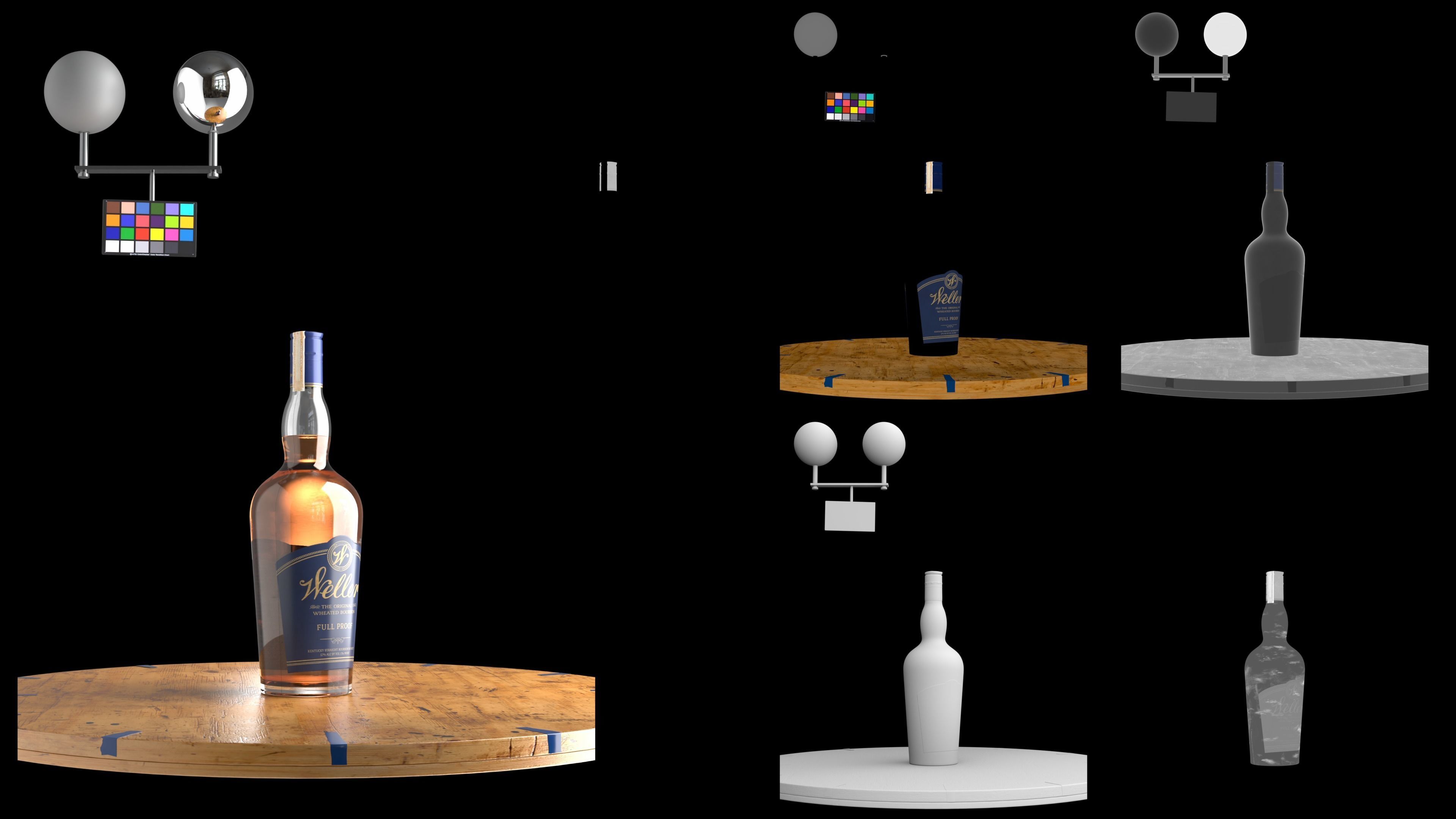 Ultimate Alcohol Bottles Pack - Hero Assets - Realistic  3D Model Collection_8