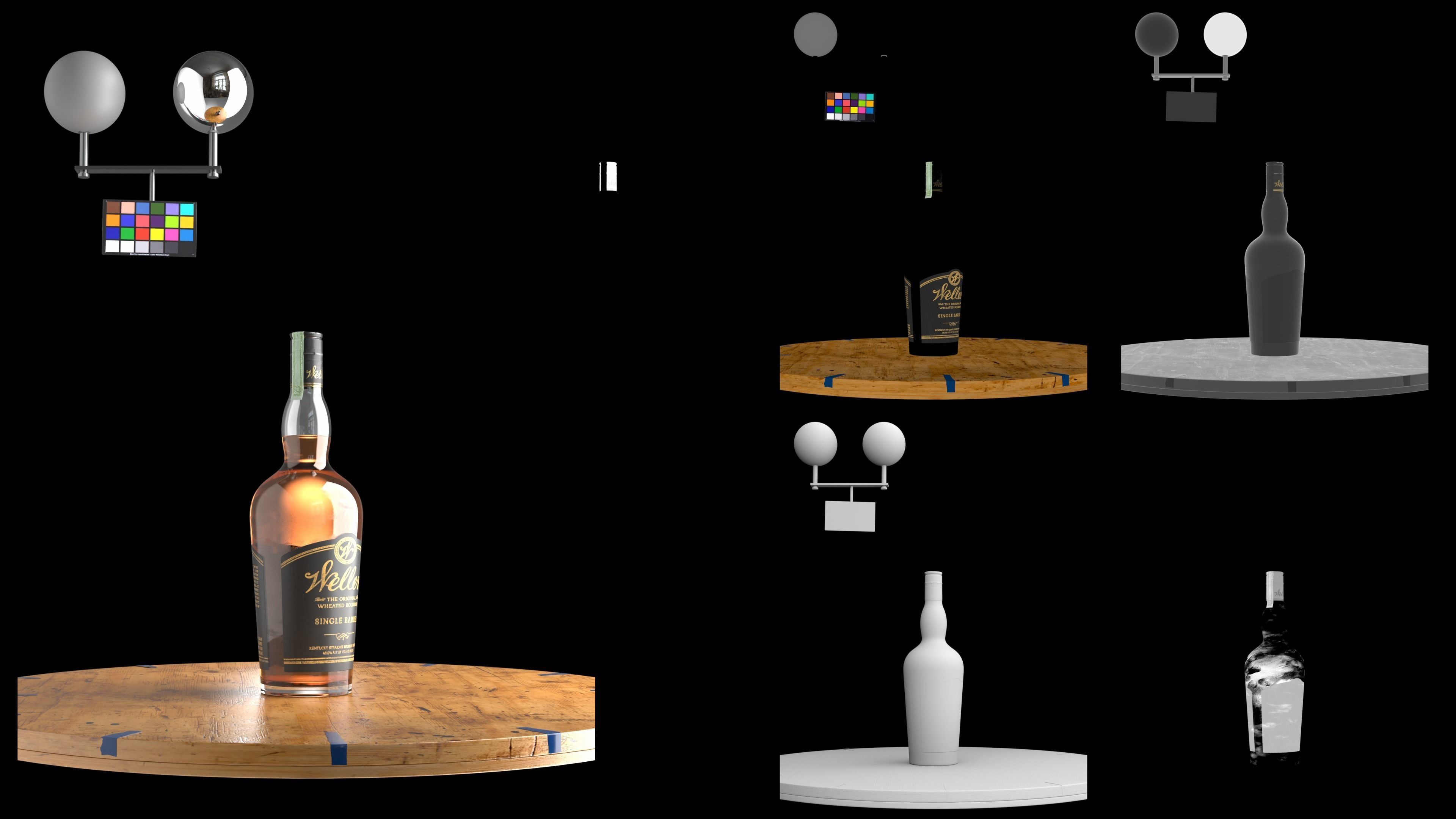 Ultimate Alcohol Bottles Pack - Hero Assets - Realistic  3D Model Collection_6