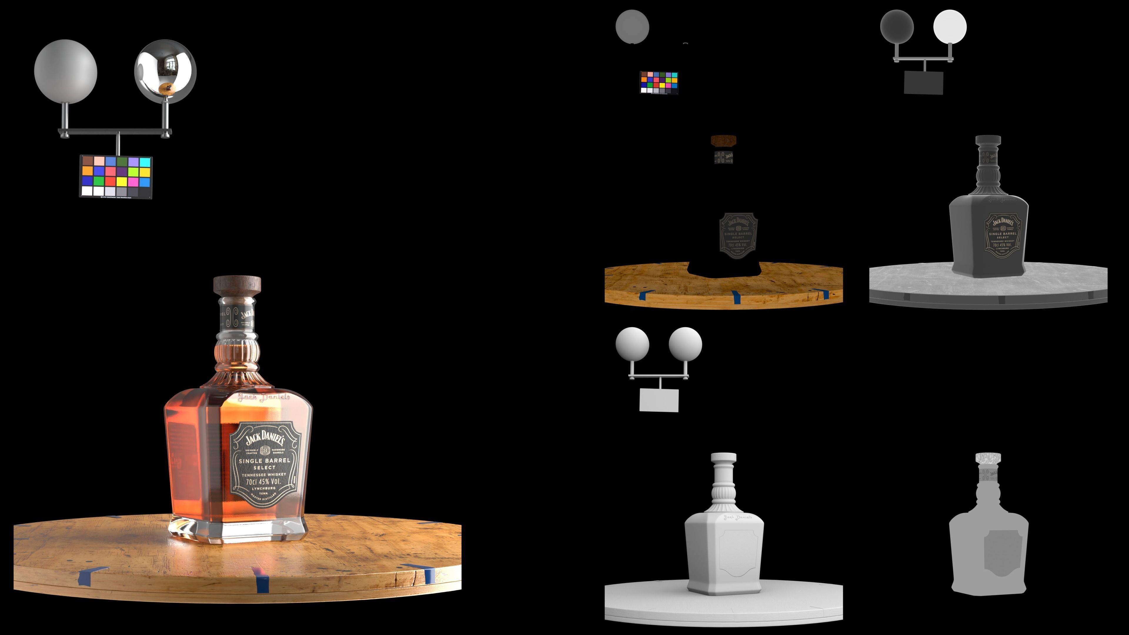 Ultimate Alcohol Bottles Pack - Hero Assets - Realistic  3D Model Collection_22