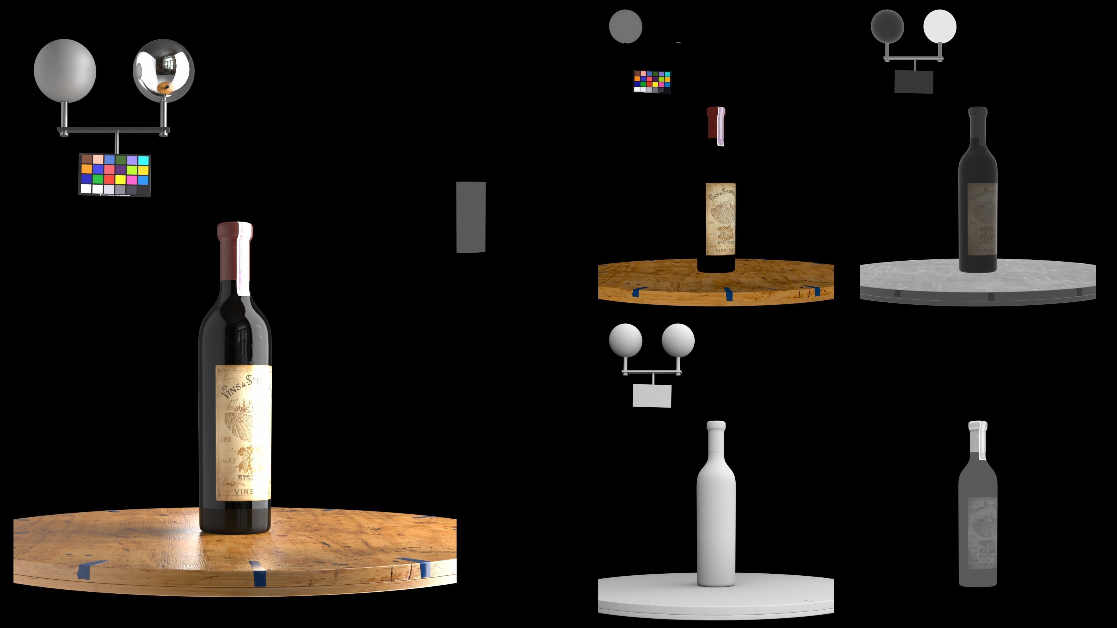 Ultimate Alcohol Bottles Pack - Hero Assets - Realistic  3D Model Collection_15