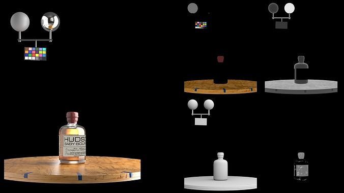 Ultimate Alcohol Bottles Pack - Hero Assets - Realistic 3