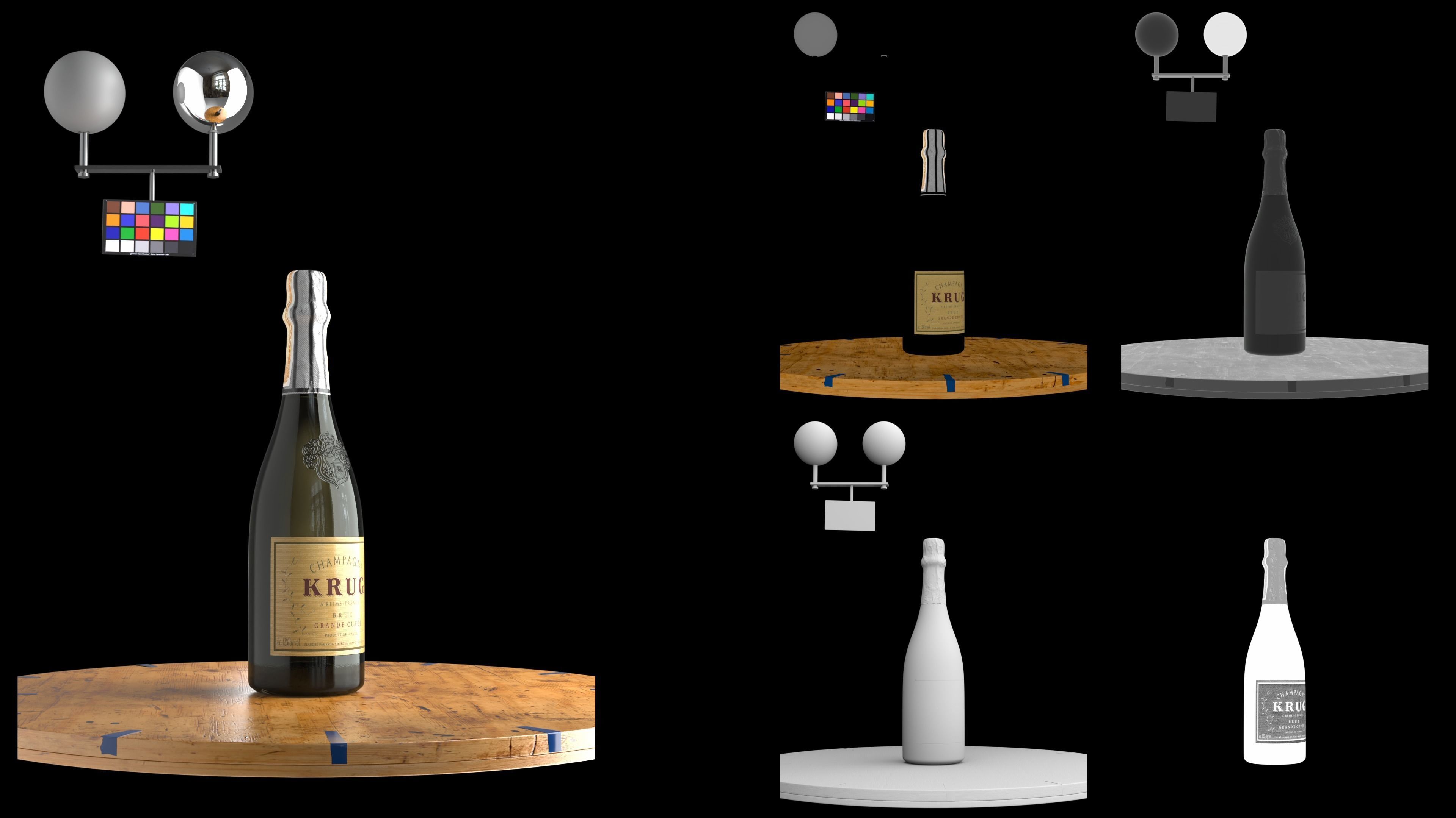 Ultimate Alcohol Bottles Pack - Hero Assets - Realistic  3D Model Collection_11