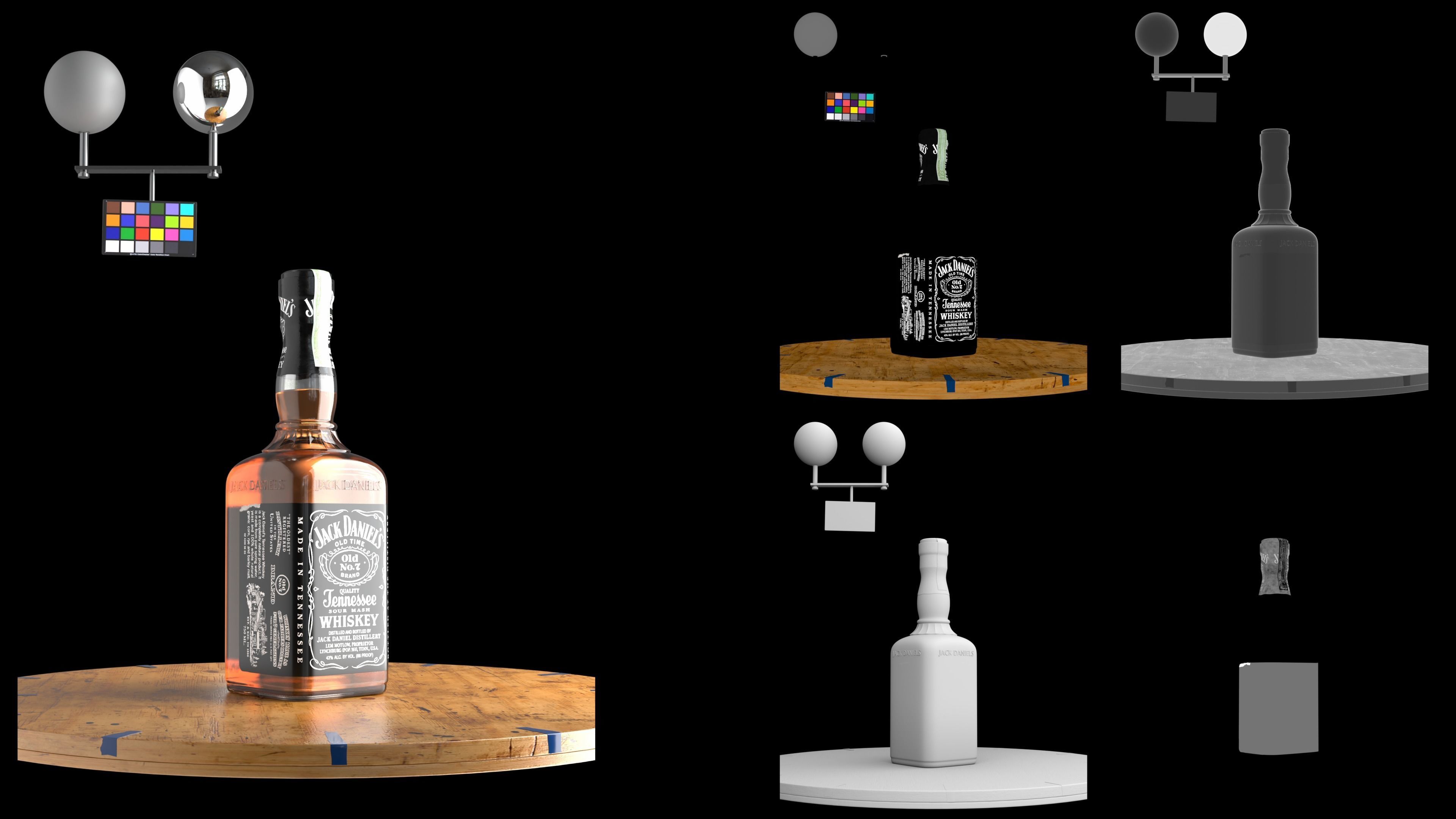 Ultimate Alcohol Bottles Pack - Hero Assets - Realistic  3D Model Collection_26