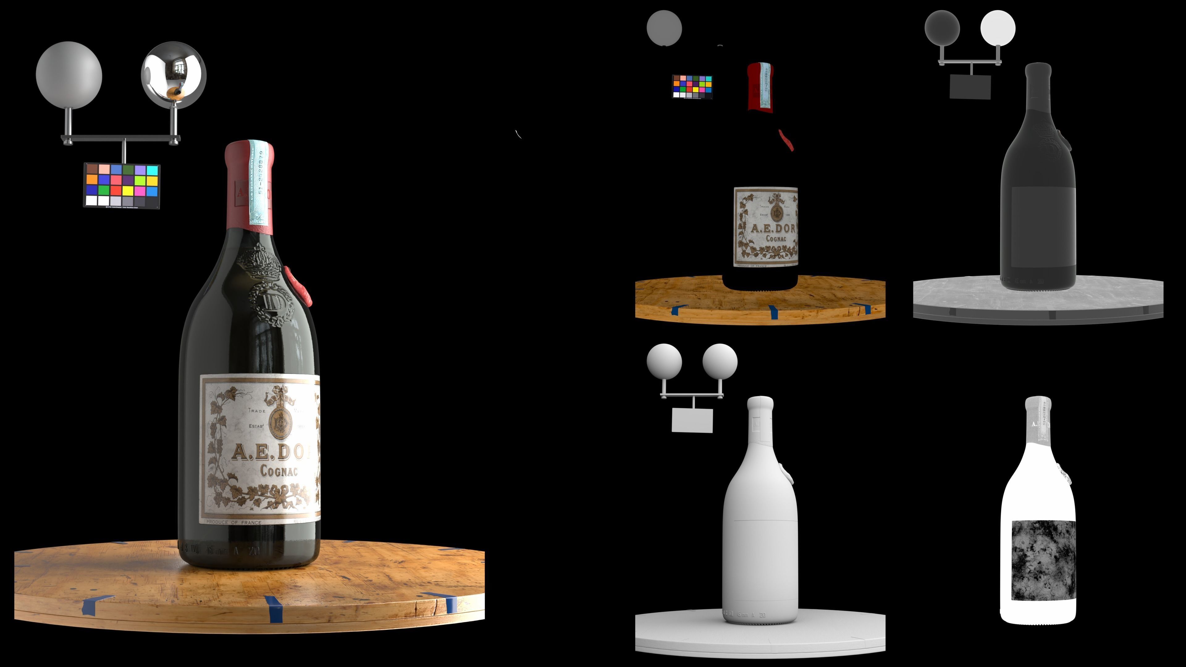 Ultimate Alcohol Bottles Pack - Hero Assets - Realistic  3D Model Collection_17