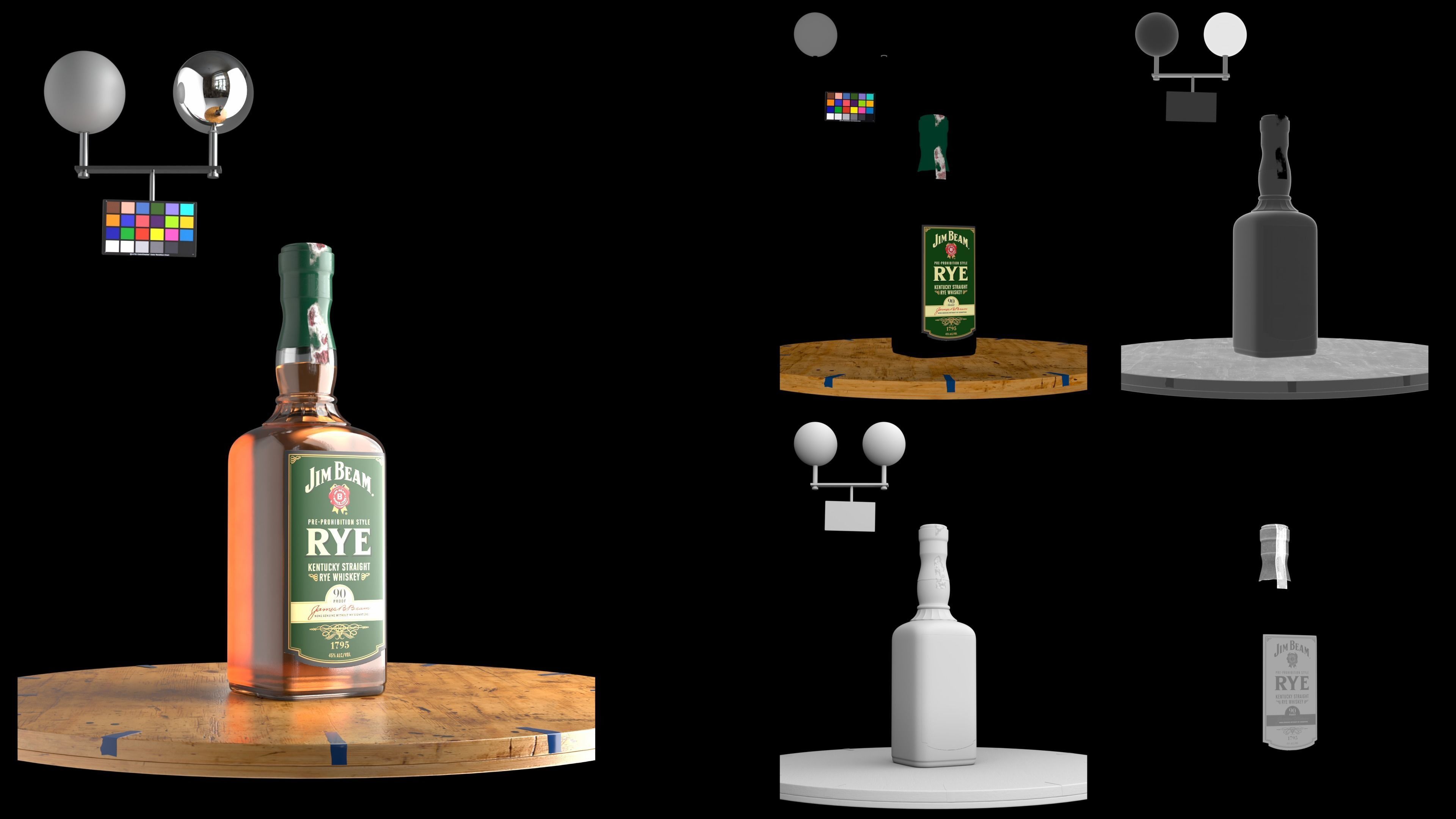 Ultimate Alcohol Bottles Pack - Hero Assets - Realistic  3D Model Collection_32