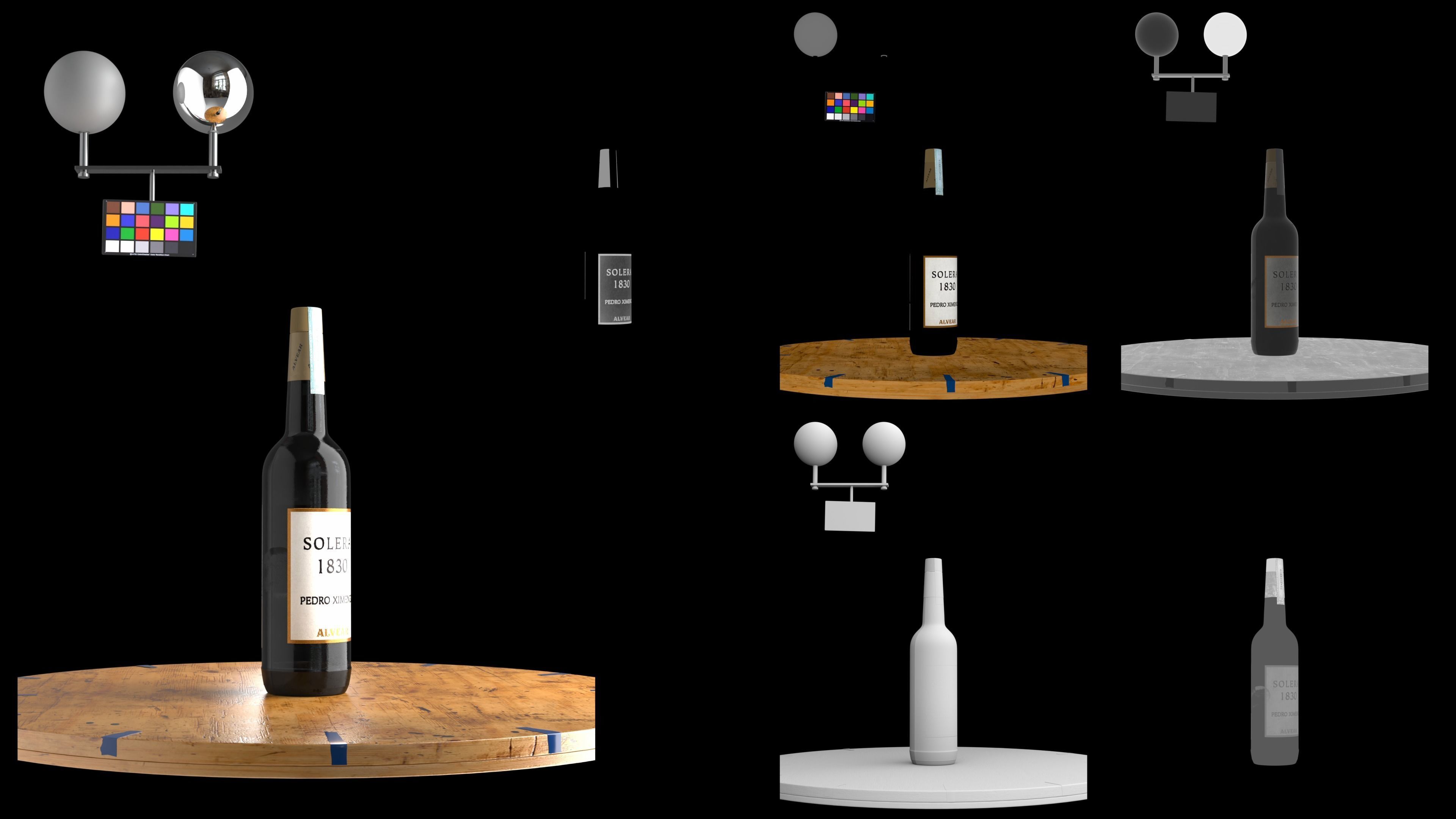 Ultimate Alcohol Bottles Pack - Hero Assets - Realistic  3D Model Collection_4