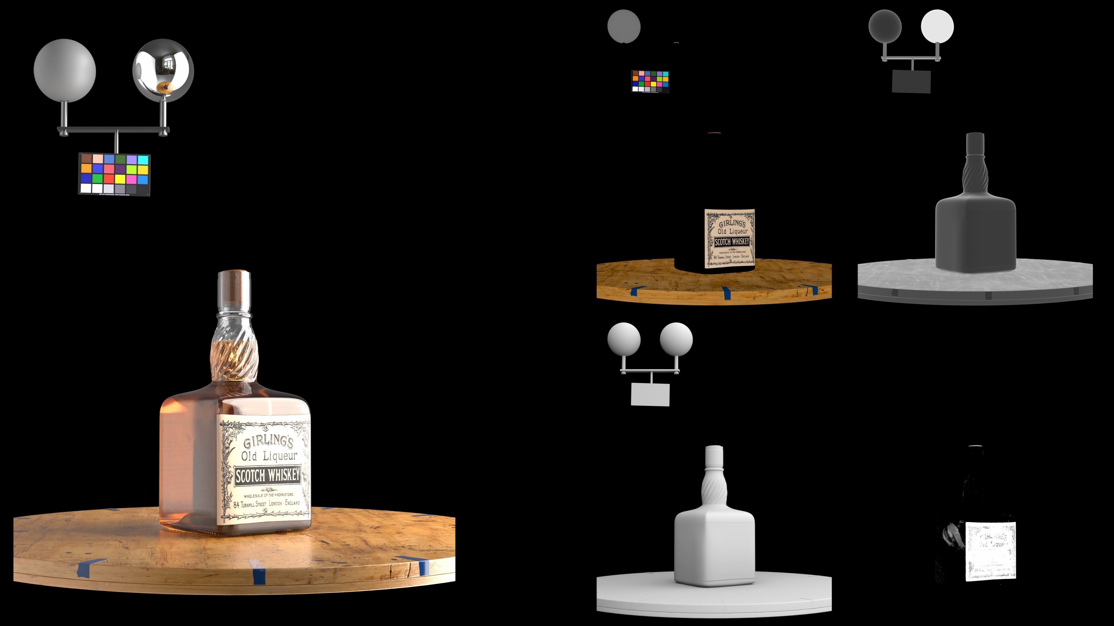 Ultimate Alcohol Bottles Pack - Hero Assets - Realistic  3D Model Collection_21
