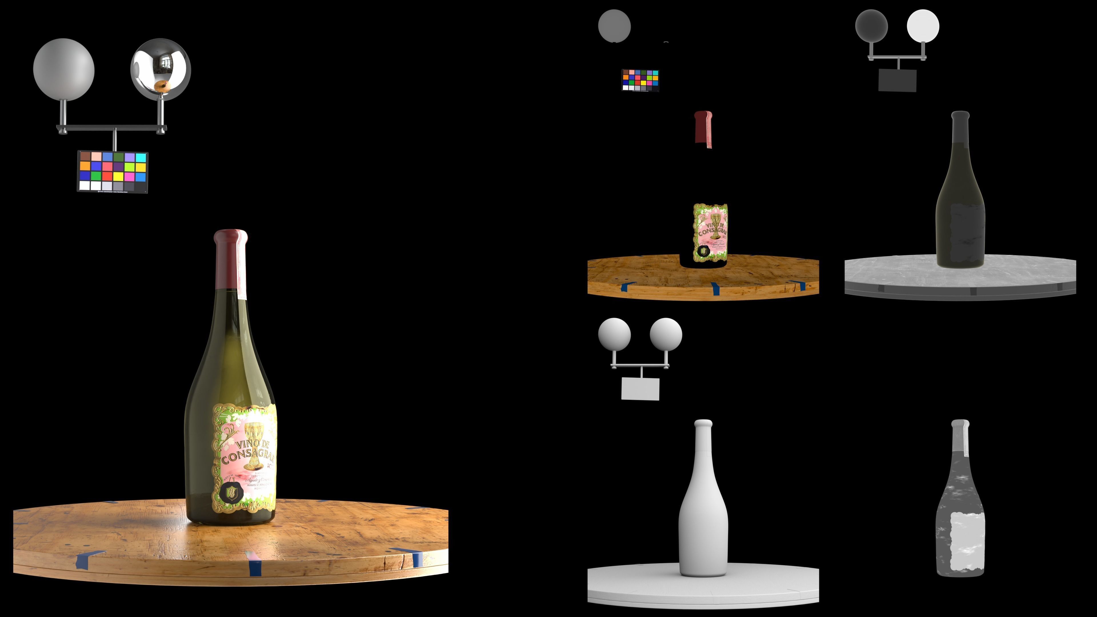 Ultimate Alcohol Bottles Pack - Hero Assets - Realistic  3D Model Collection_27