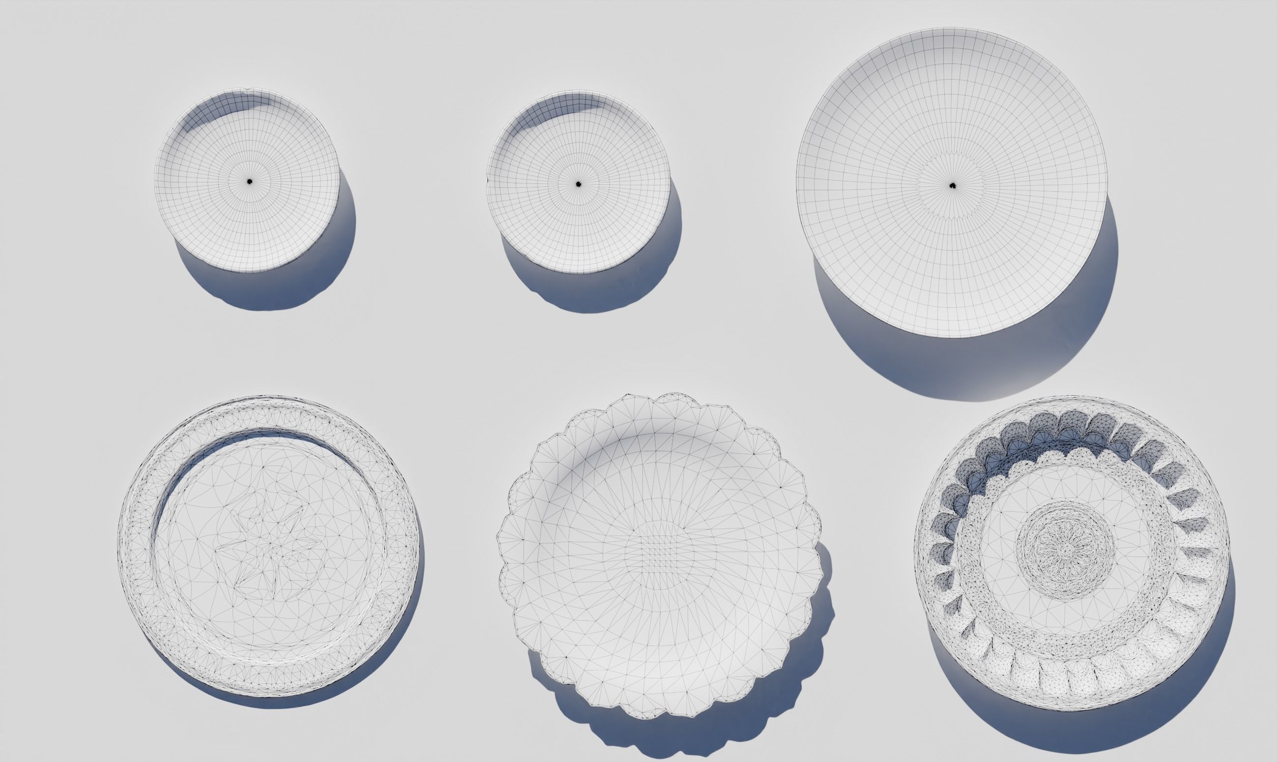 Old Plates 3D model_6