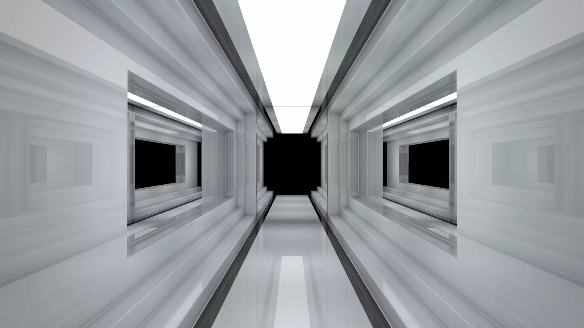 Sci Fi Room Low-poly 3D model