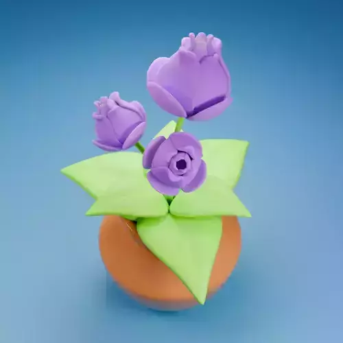 Stylized Flowerpot