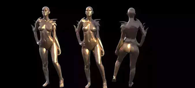 Egyptian Anubis monk sculpture