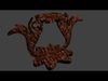 Wooden item for decoration 3D model_1