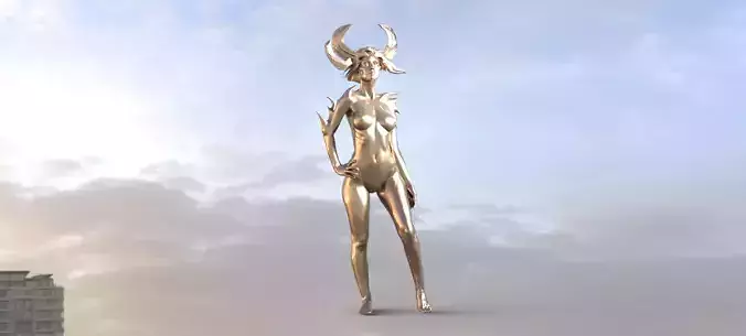 Egyptian Pharaoh female statue