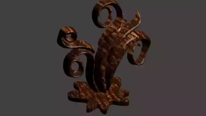 Wooden item for decoration