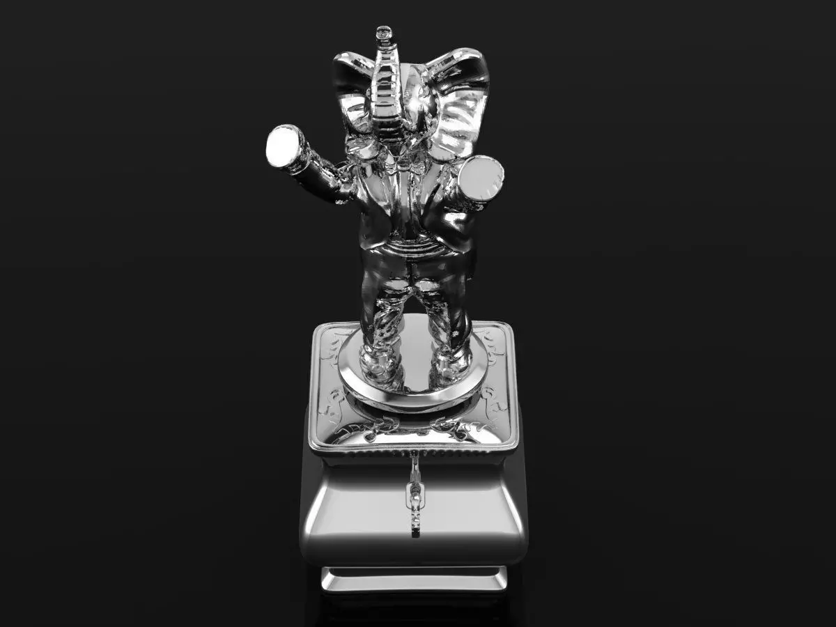 Elephant Sculpture Work-SCT143 3D print model_0