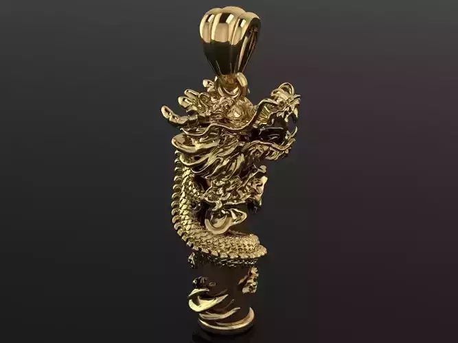 Chinese Dragon Sculpture Work-SCT126
