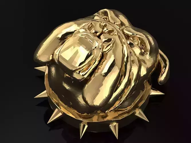 Pit Bull Sculpture Work-SCT115