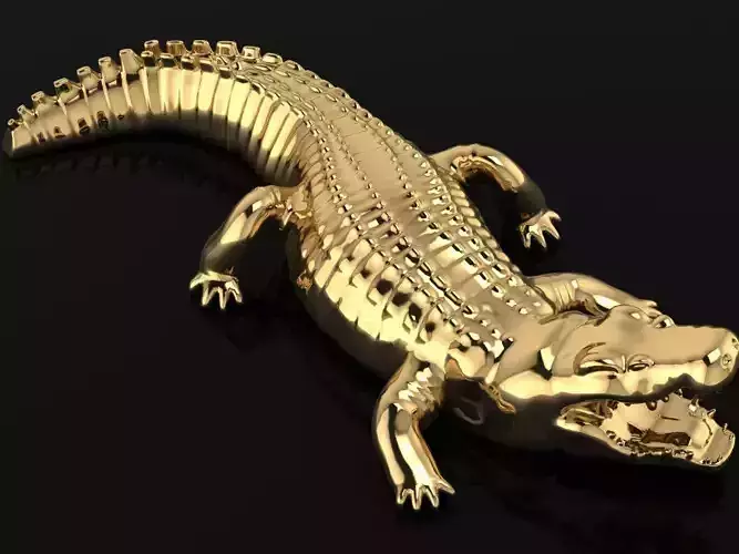 Crocodile Sculpture Work-SCT114