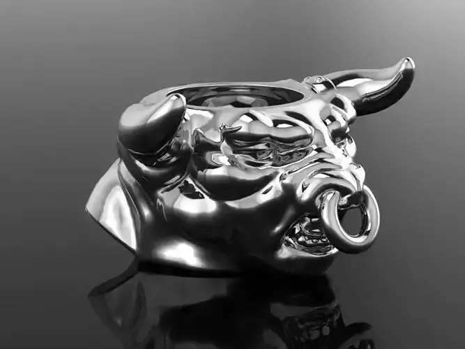 Bull Sculpture Work-SCT111 3D print model