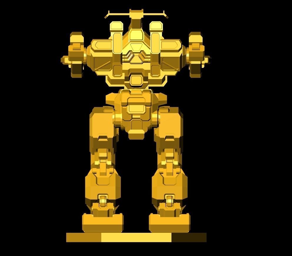 Robot Sculpture Work-SCT110 3D print model_4