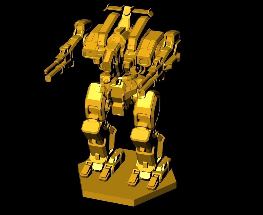 Robot Sculpture Work-SCT110 3D print model_2