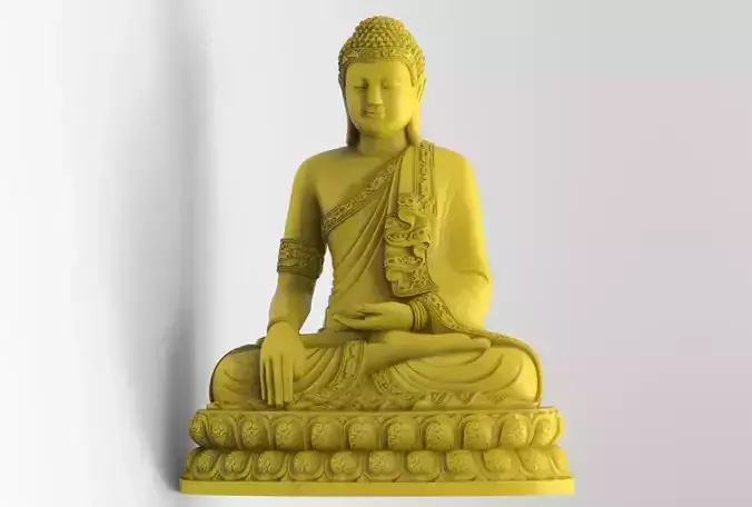 Thai Buddha Statue Sculpture Work-SCT107