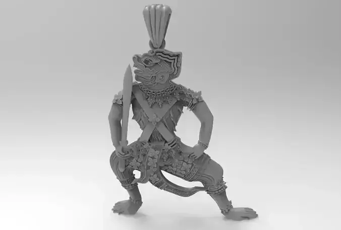 Hanuman Sculpture Work-SCT104