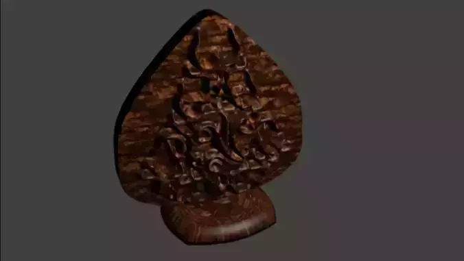 Wooden item for decoration